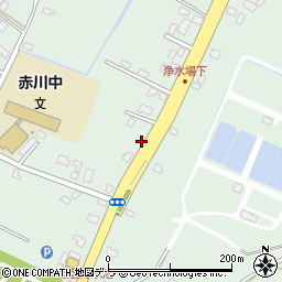 北海道函館市赤川町117-1周辺の地図