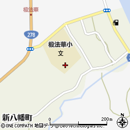 北海道函館市新八幡町周辺の地図