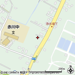 北海道函館市赤川町116-1周辺の地図