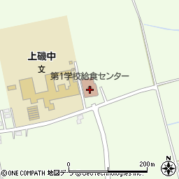 北斗市役所　第１学校給食共同調理場周辺の地図