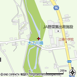 大工川橋周辺の地図