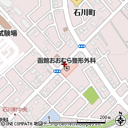 石川町会館前周辺の地図