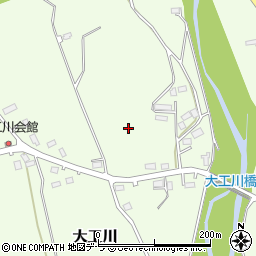 北海道北斗市大工川周辺の地図
