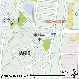 本門寺周辺の地図
