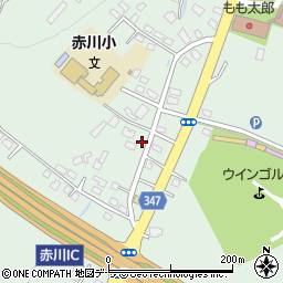 北海道函館市赤川町352周辺の地図
