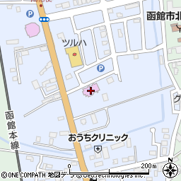 パーラーアップル函館店周辺の地図