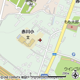 北海道函館市赤川町370周辺の地図