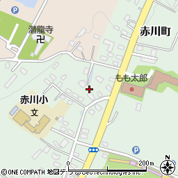北海道函館市赤川町383周辺の地図