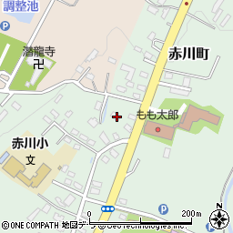 北海道函館市赤川町385周辺の地図