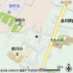 北海道函館市赤川町382周辺の地図