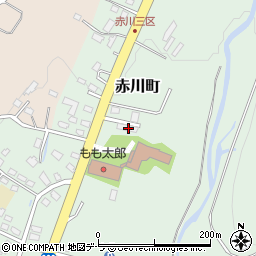 北海道函館市赤川町396-1周辺の地図