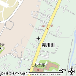 北海道函館市赤川町410-3周辺の地図