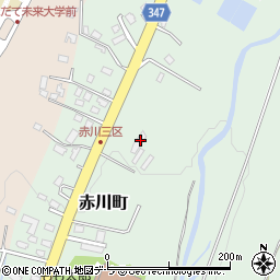 北海道函館市赤川町399-2周辺の地図