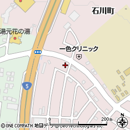 ファミリーマート函館石川町店周辺の地図