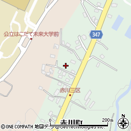 北海道函館市赤川町414周辺の地図