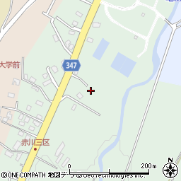 北海道函館市赤川町425-12周辺の地図