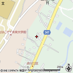 北海道函館市赤川町416周辺の地図