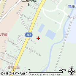 北海道函館市赤川町438周辺の地図