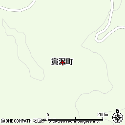 北海道函館市寅沢町周辺の地図