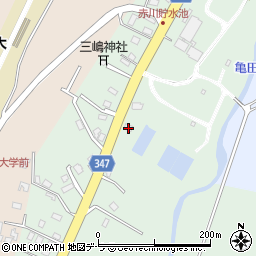 北海道函館市赤川町447周辺の地図