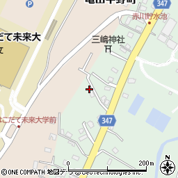 北海道函館市赤川町448周辺の地図