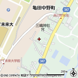 北海道函館市赤川町451-7周辺の地図
