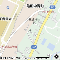北海道函館市赤川町451周辺の地図