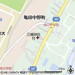 北海道函館市赤川町454周辺の地図