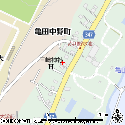 北海道函館市赤川町455周辺の地図
