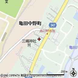 北海道函館市赤川町455-1周辺の地図