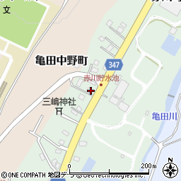 北海道函館市赤川町475-6周辺の地図