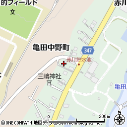 北海道函館市赤川町476周辺の地図
