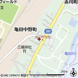 北海道函館市赤川町475周辺の地図