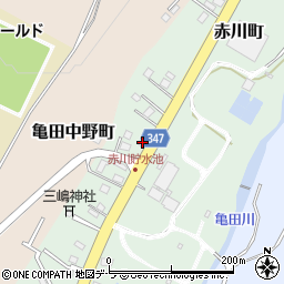 北海道函館市赤川町477周辺の地図