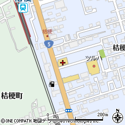ダイソーアオヤマ函館桔梗店周辺の地図