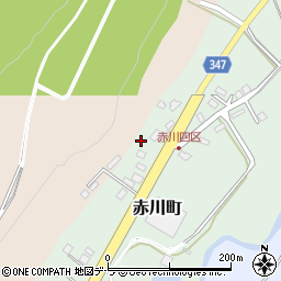 北海道函館市赤川町496-18周辺の地図