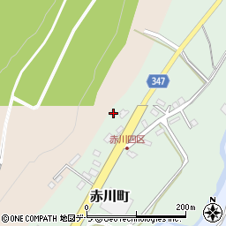 北海道函館市赤川町496-13周辺の地図