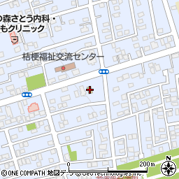 セブンイレブン函館桔梗３丁目店周辺の地図