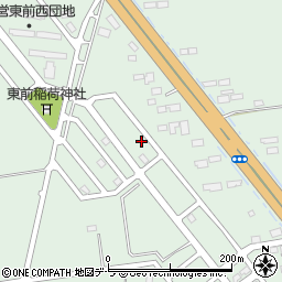 北海道北斗市東前15-106周辺の地図