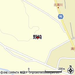 北海道北斗市野崎周辺の地図