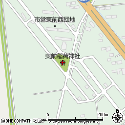 東前稲荷神社周辺の地図
