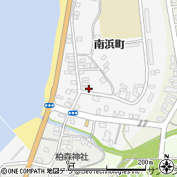 江差南浜簡易郵便局周辺の地図