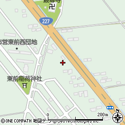 北海道北斗市東前22周辺の地図