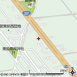 北海道北斗市東前24-23周辺の地図