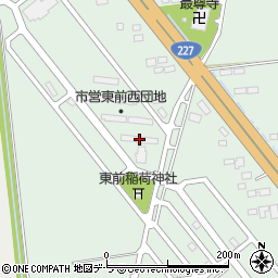 北海道北斗市東前26-33周辺の地図