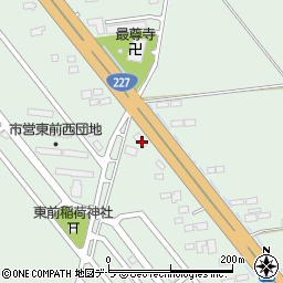 北海道北斗市東前24-28周辺の地図