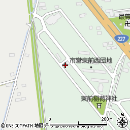 北海道北斗市東前26-72周辺の地図