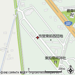北海道北斗市東前26-55周辺の地図