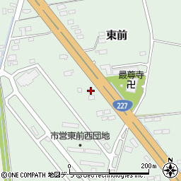 北海道北斗市東前39-3周辺の地図