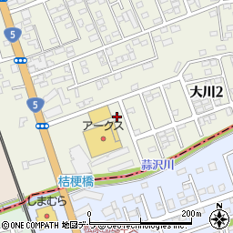 熊谷製粉所周辺の地図